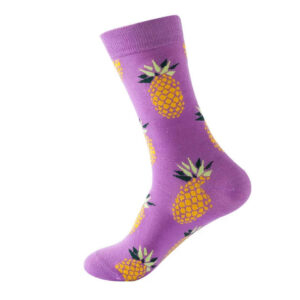 Pineapple Purple Socks