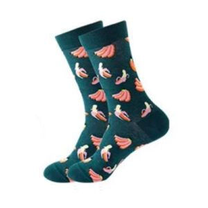 Dark Pink Banana Socks